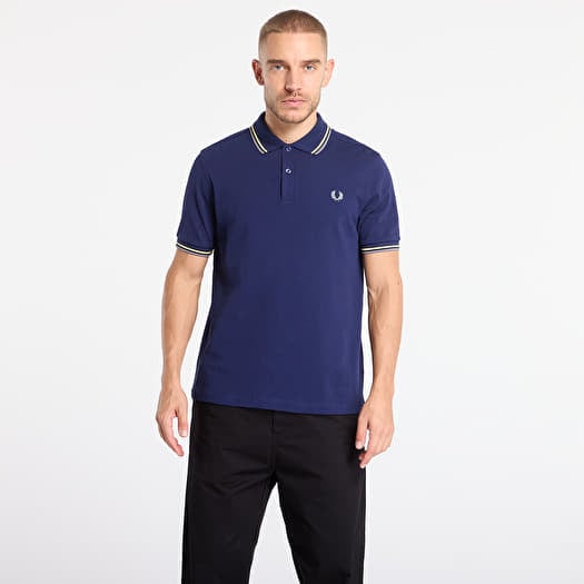 T-shirt FRED PERRY Twin Tipped Fred Perry Shirt Frnvy/ Chgld/ Stbl