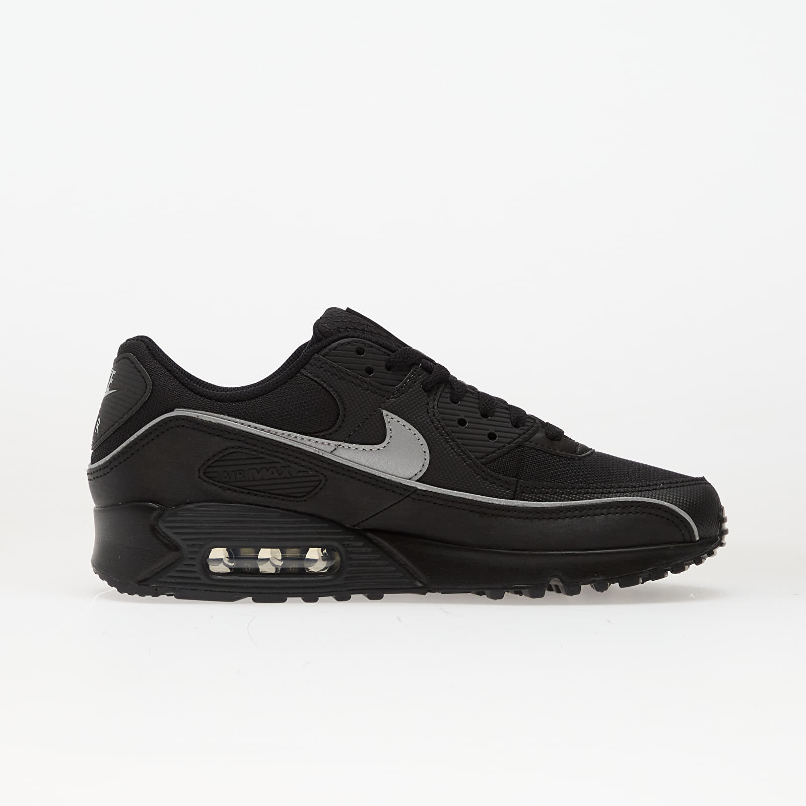 Sapatos de homem Nike Air Max 90 Premium Black/ Multi-Color-Black-Anthracite