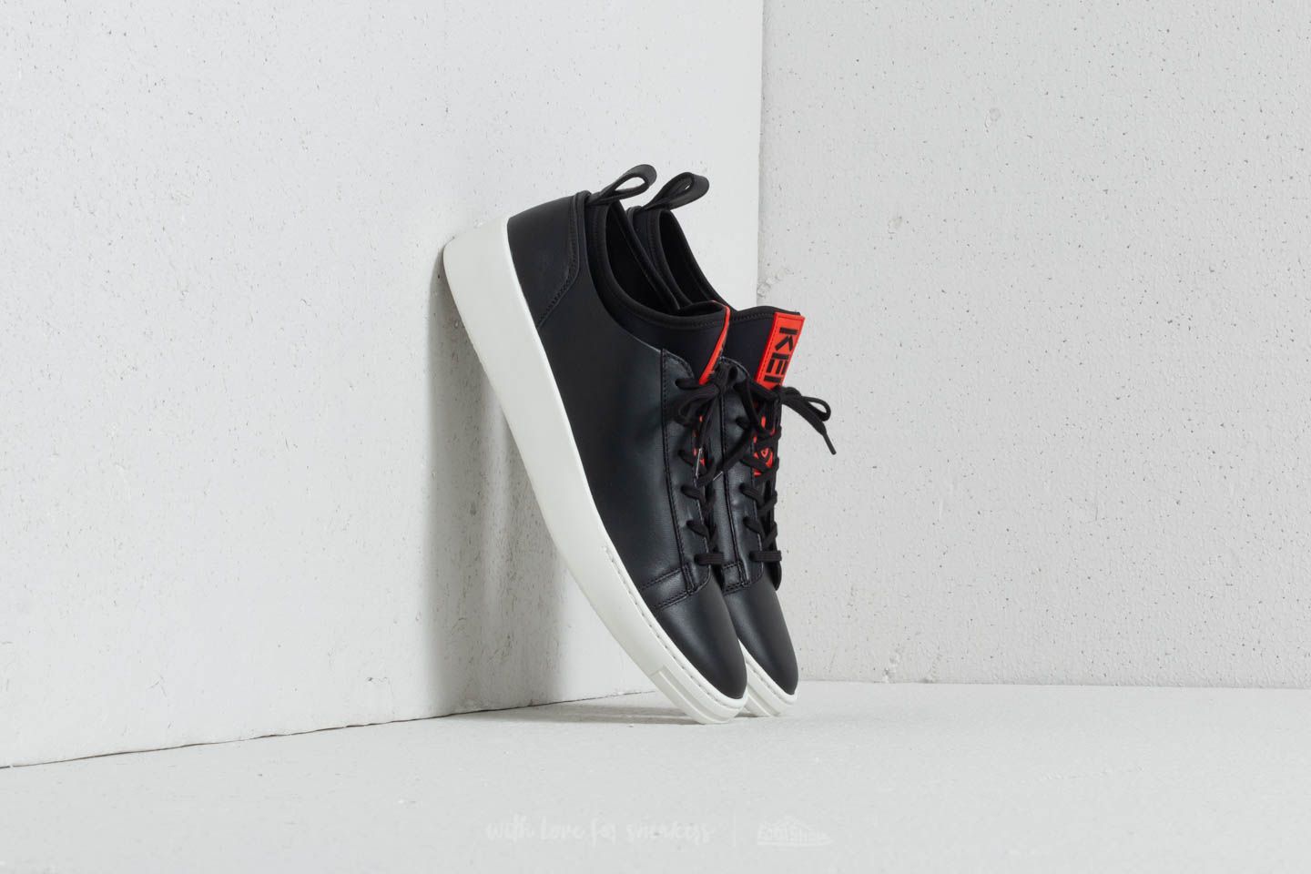 Dámske topánky a tenisky Kenzo K-City Sneakers Black/ Red