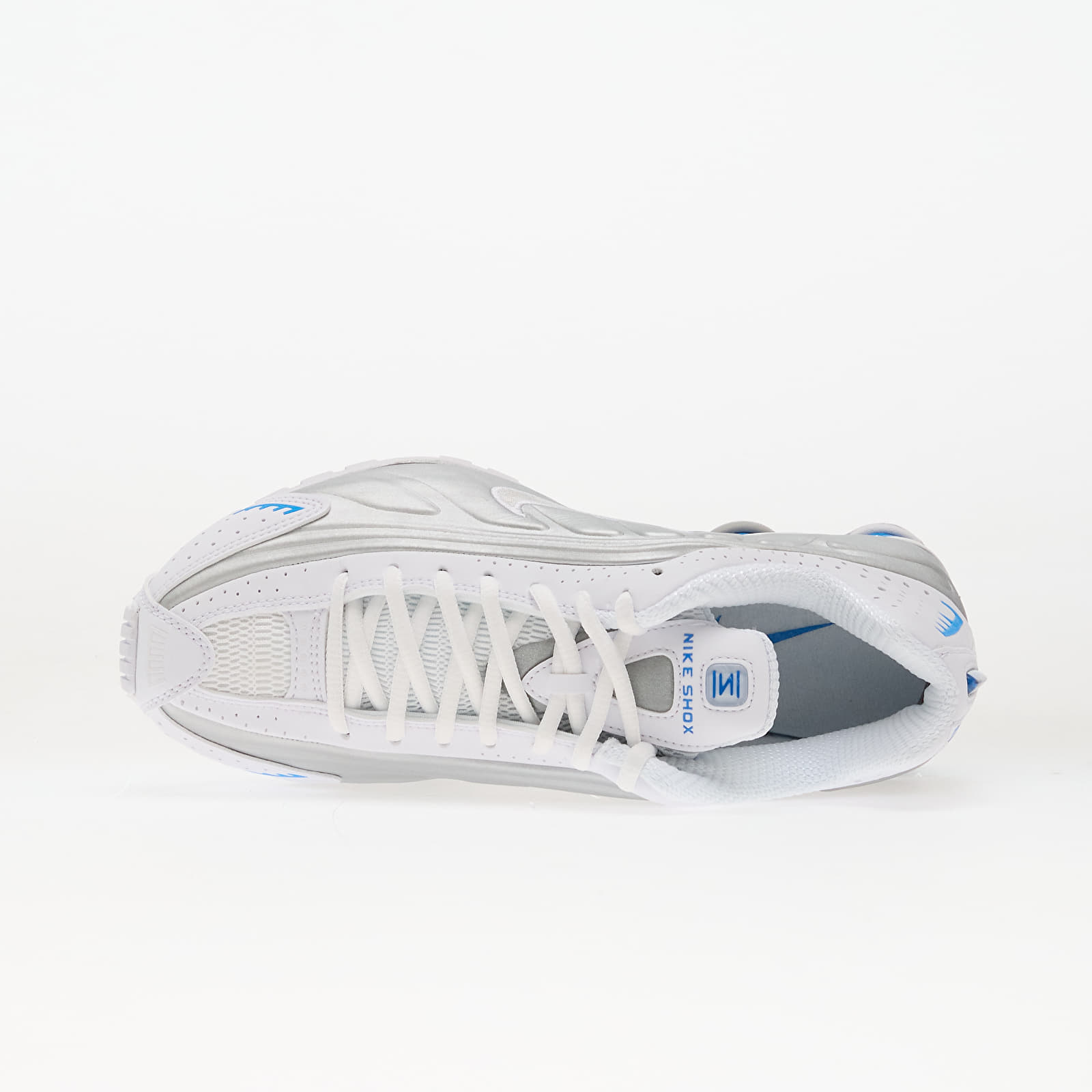 Buty damskie Nike Shox R4 White/ Metallic Silver-Blue Hero