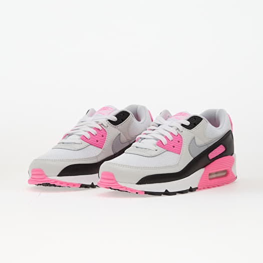 Women's shoes Nike Air Max 90 White/ Wolf Grey-Pink Glow-Black