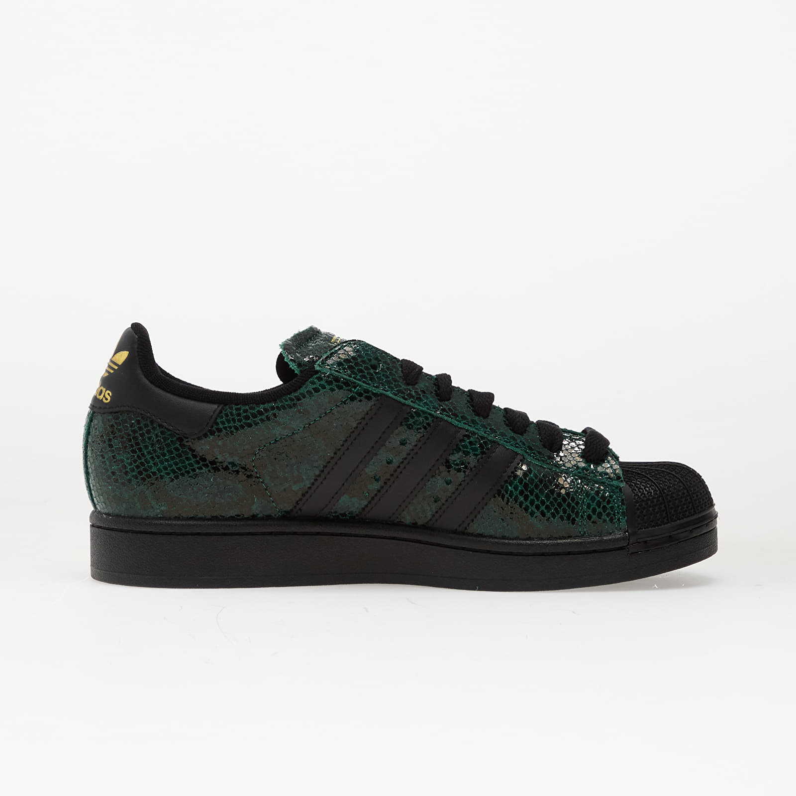 Sko til kvinder adidas Superstar II W Collegiate Green/ Core Black/ Gold Metallic