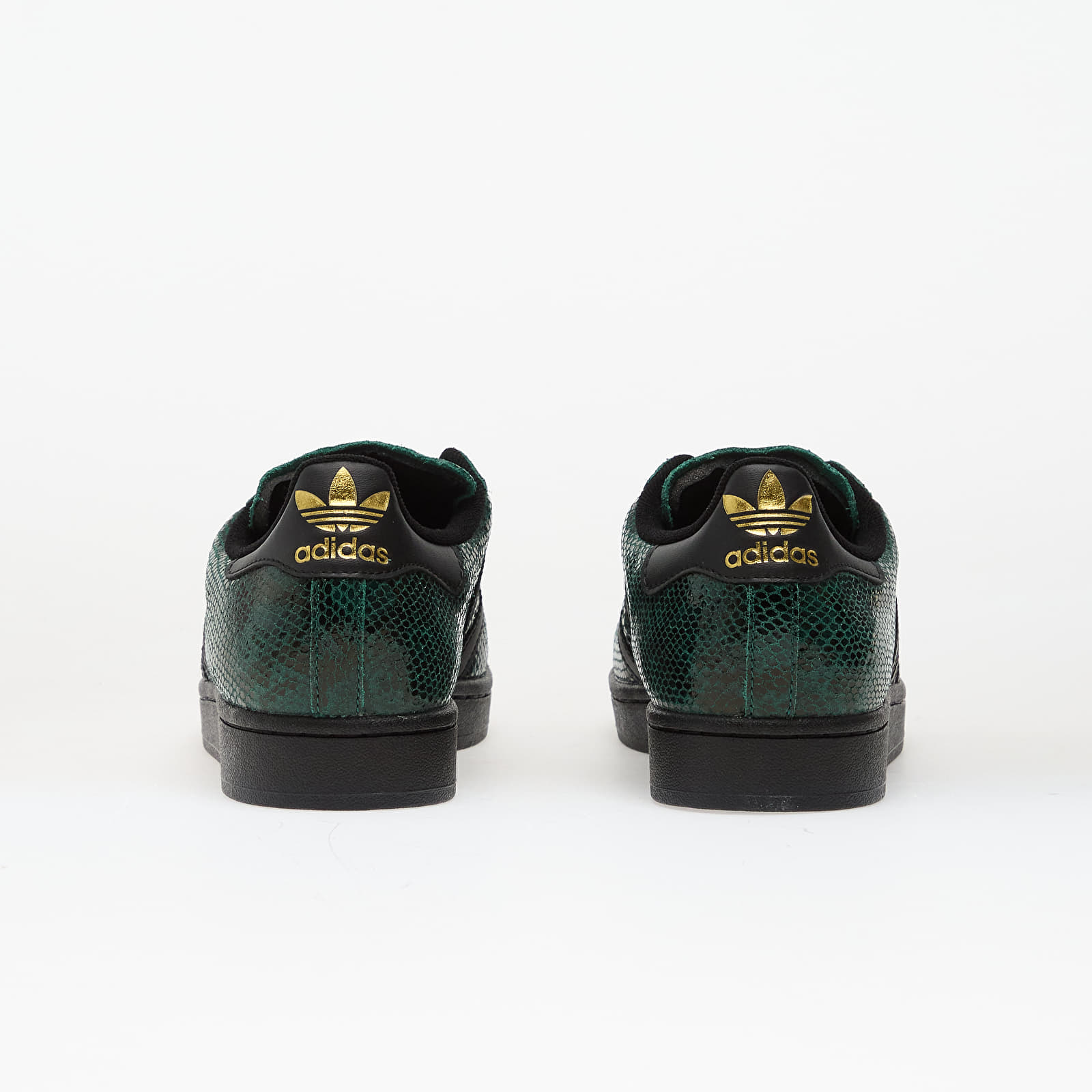 Sko til kvinder adidas Superstar II W Collegiate Green/ Core Black/ Gold Metallic