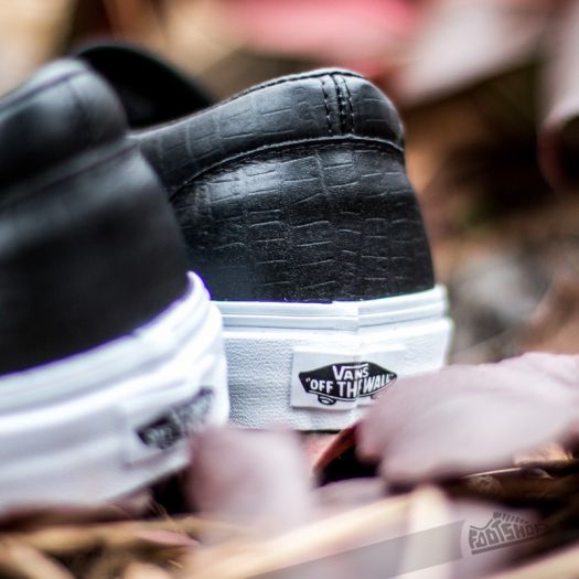 Vans on sale blanche croco