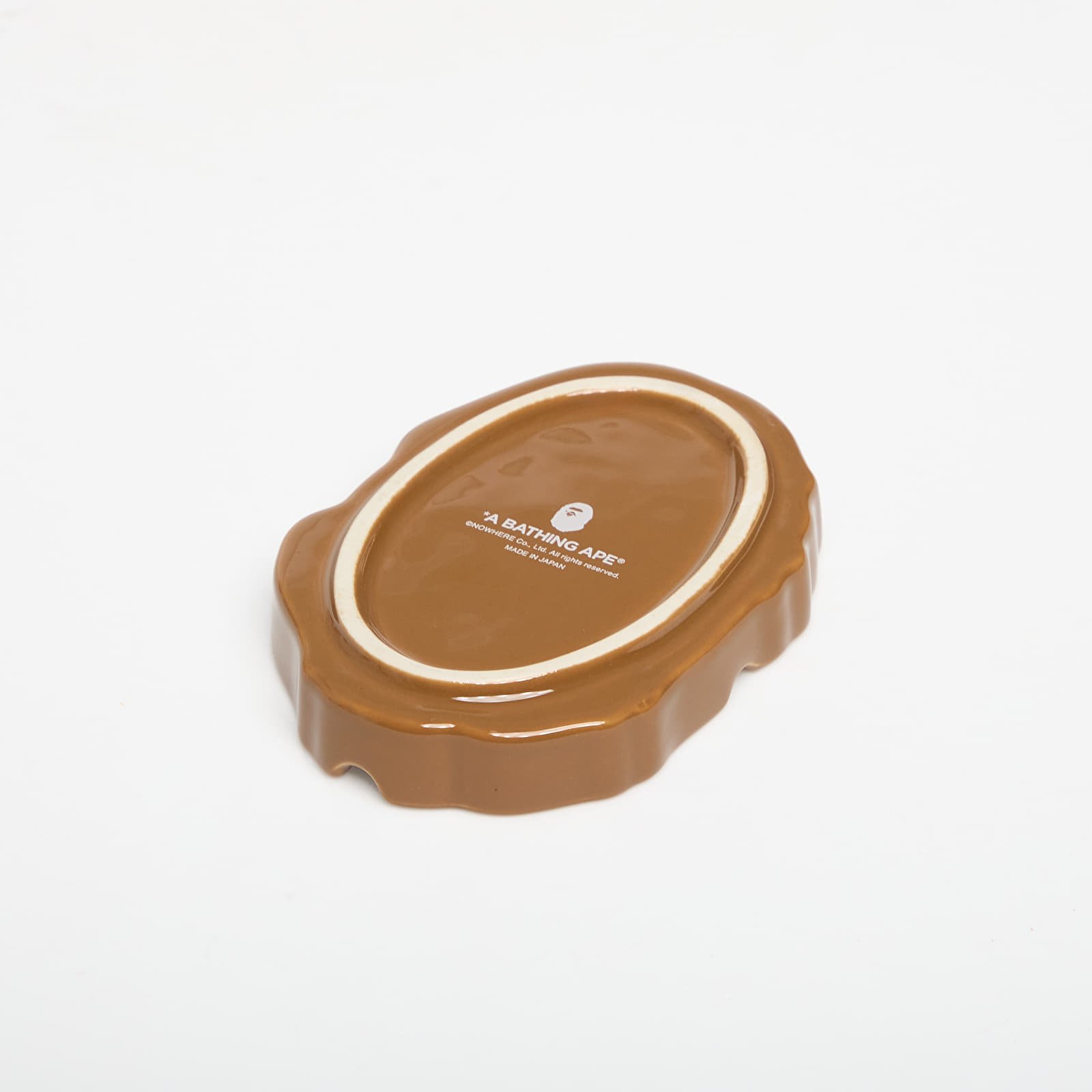 Andere accessoires A BATHING APE Wild Leopard Pattern Ape Head Ashtray Beige