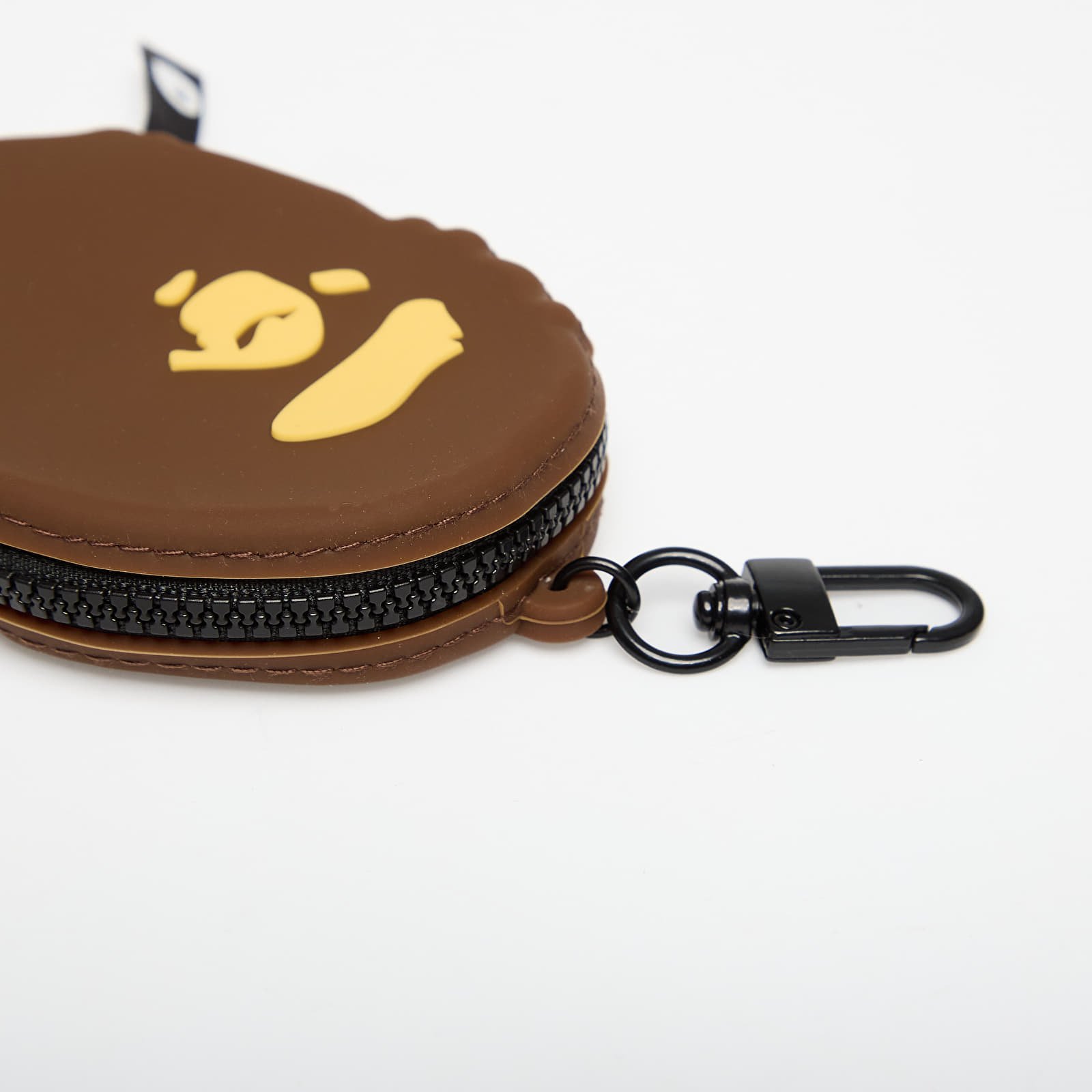 Andere accessoires A BATHING APE Ape Head Silicon Coin Case Brown