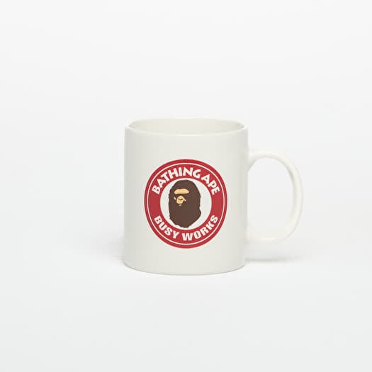 A BATHING APE Busy Works Mug Red