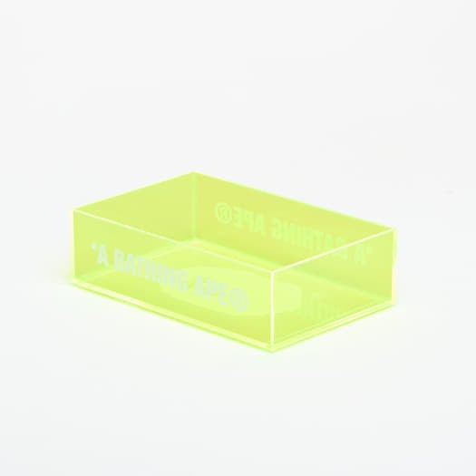 A BATHING APE Bape Stacking Acrylic Case Yellow
