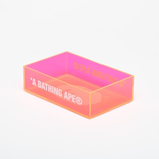 A BATHING APE Bape Stacking Acrylic Case Pink