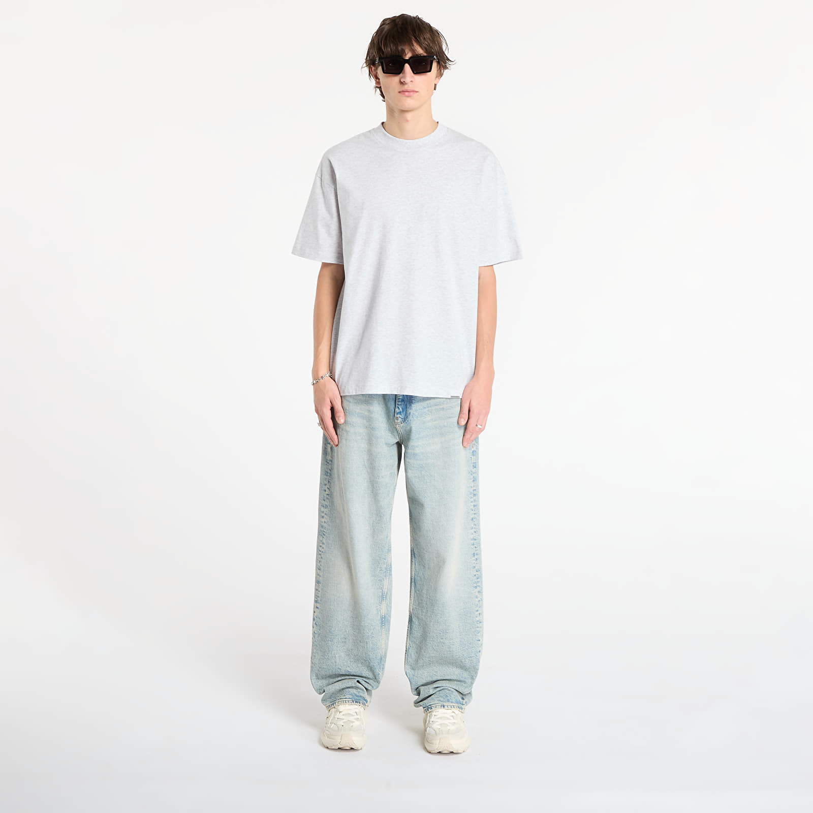 Koszulki REPRESENT Initial Oversized T-Shirt Ice Grey Marl