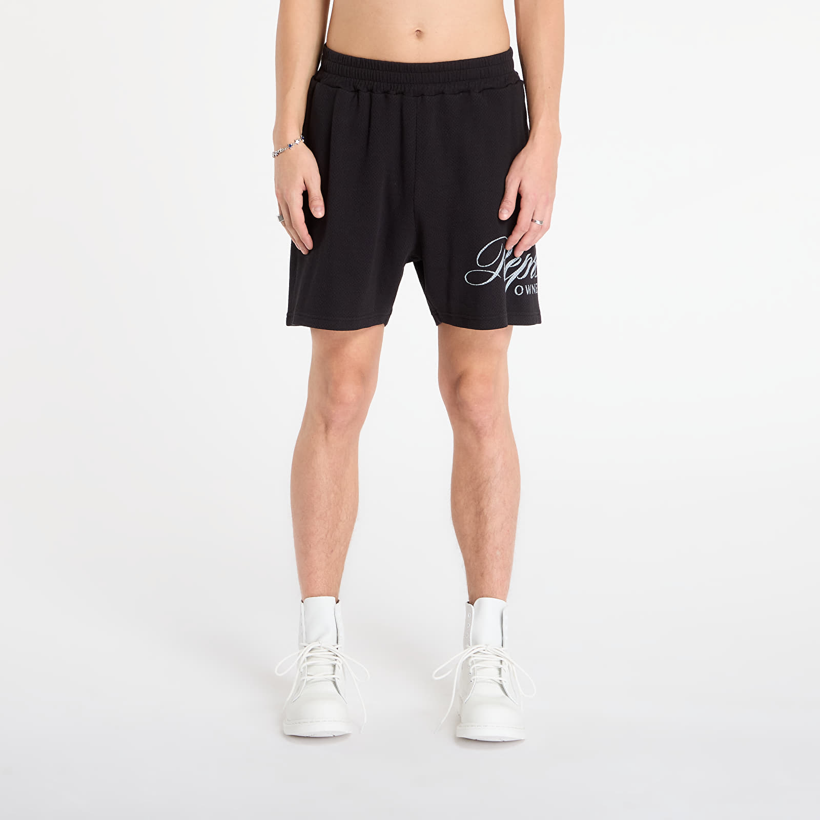 Shorts REPRESENT Represent Owners Club Script Mesh Shorts Black