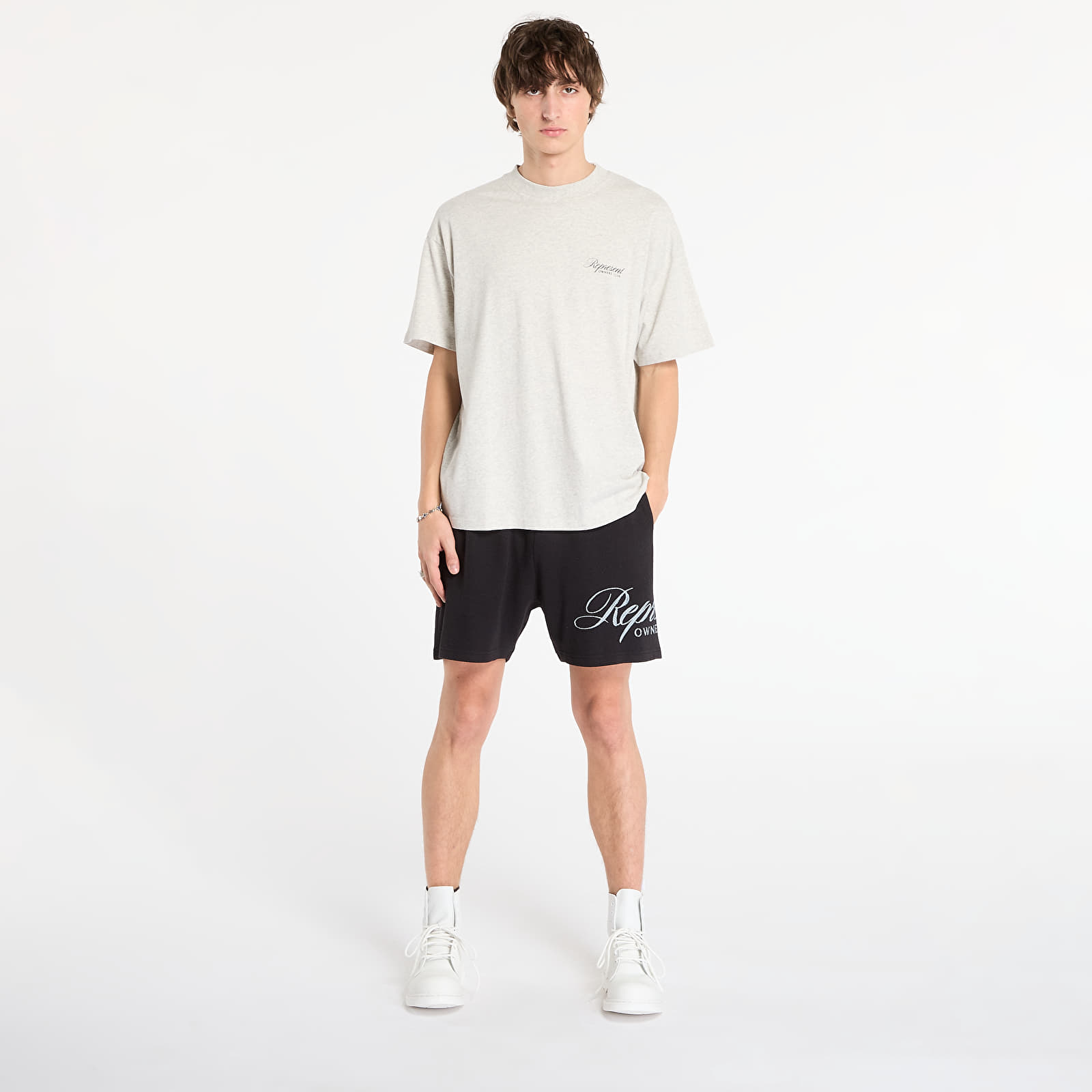 Shorts REPRESENT Represent Owners Club Script Mesh Shorts Black