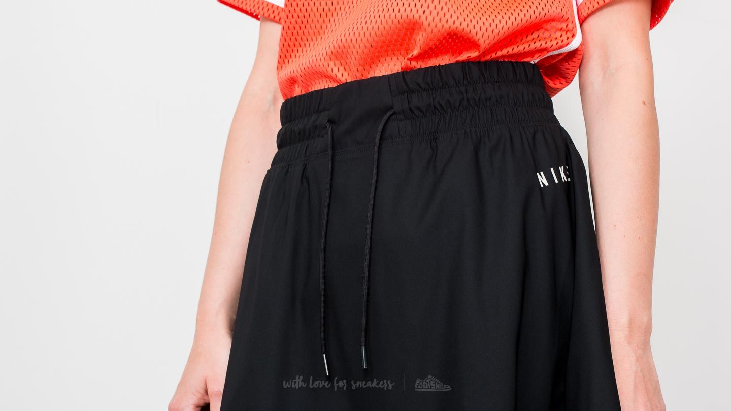 Sukne Nike Sportswear Mesh Skirt Black/ Light Bone