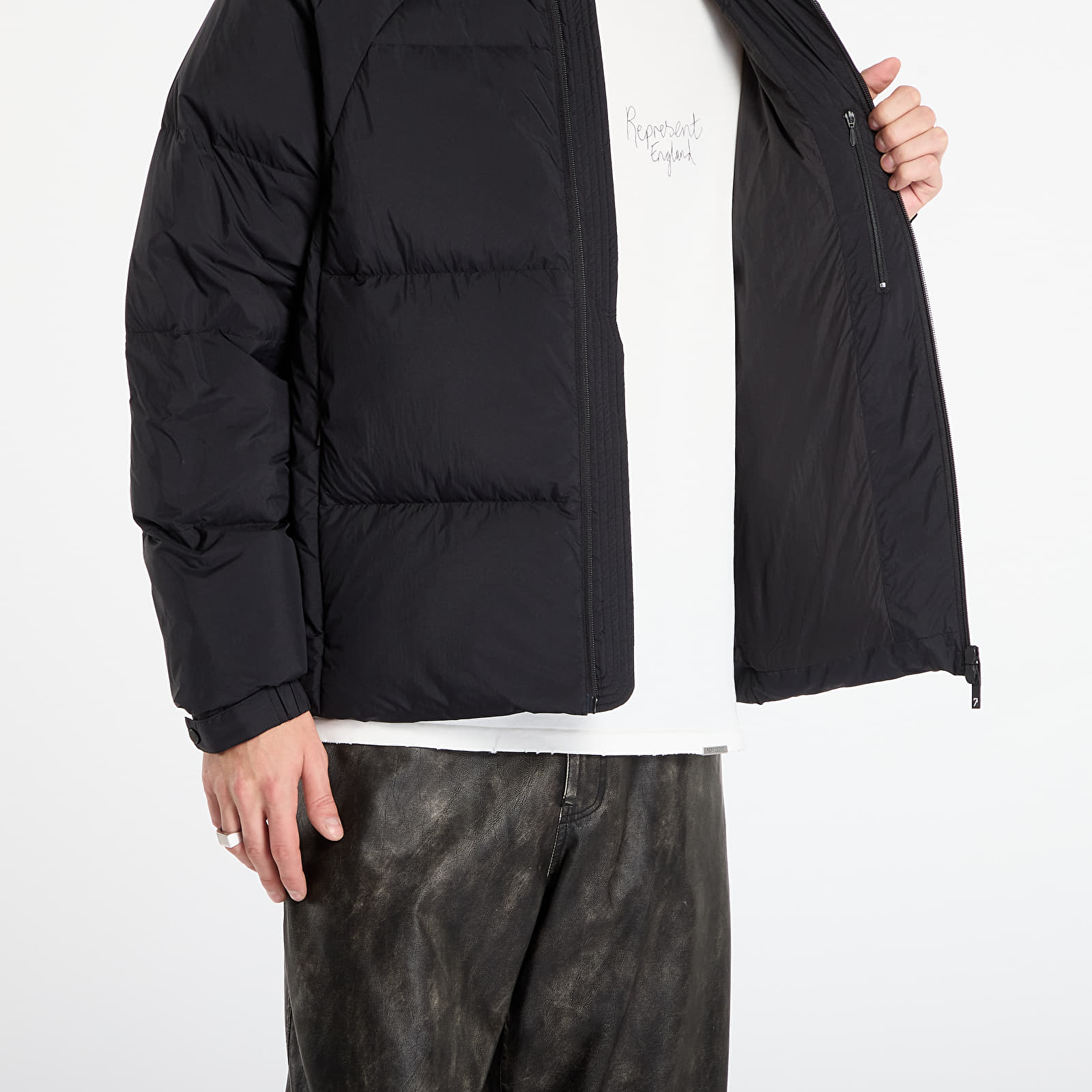 Puffer-jakker REPRESENT Funnel Neck Puffer Black