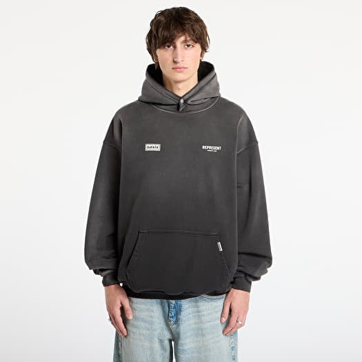 REPRESENT Oasis Owners Club Hoodie Stained Black