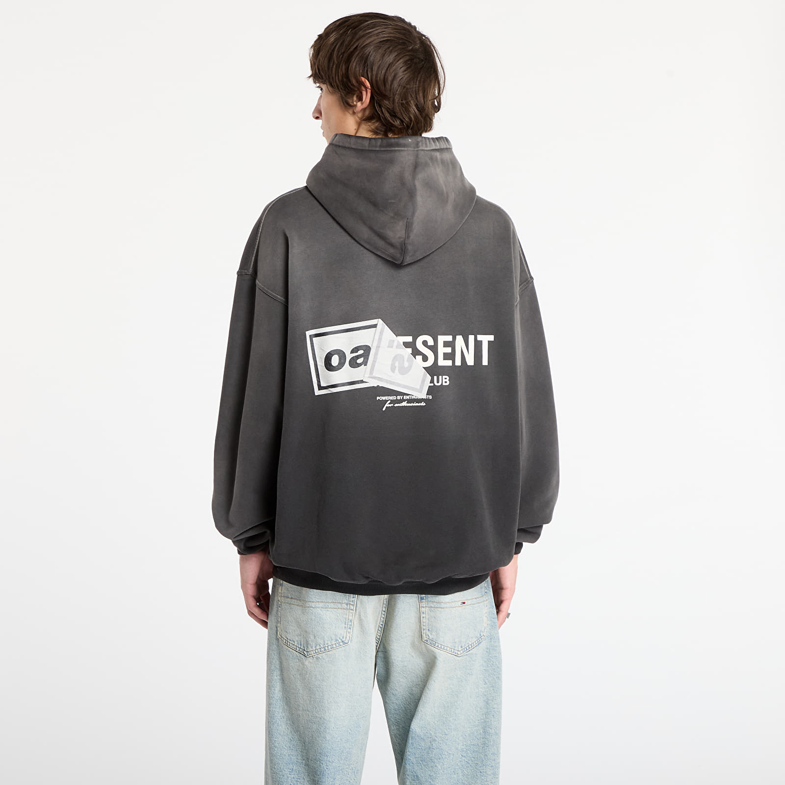 Bluzy REPRESENT Oasis Owners Club Hoodie Stained Black