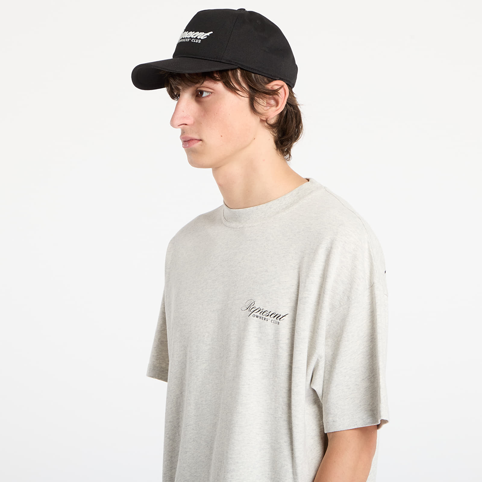 Тениски REPRESENT Represent Owners Club Script T-Shirt Cream Marl