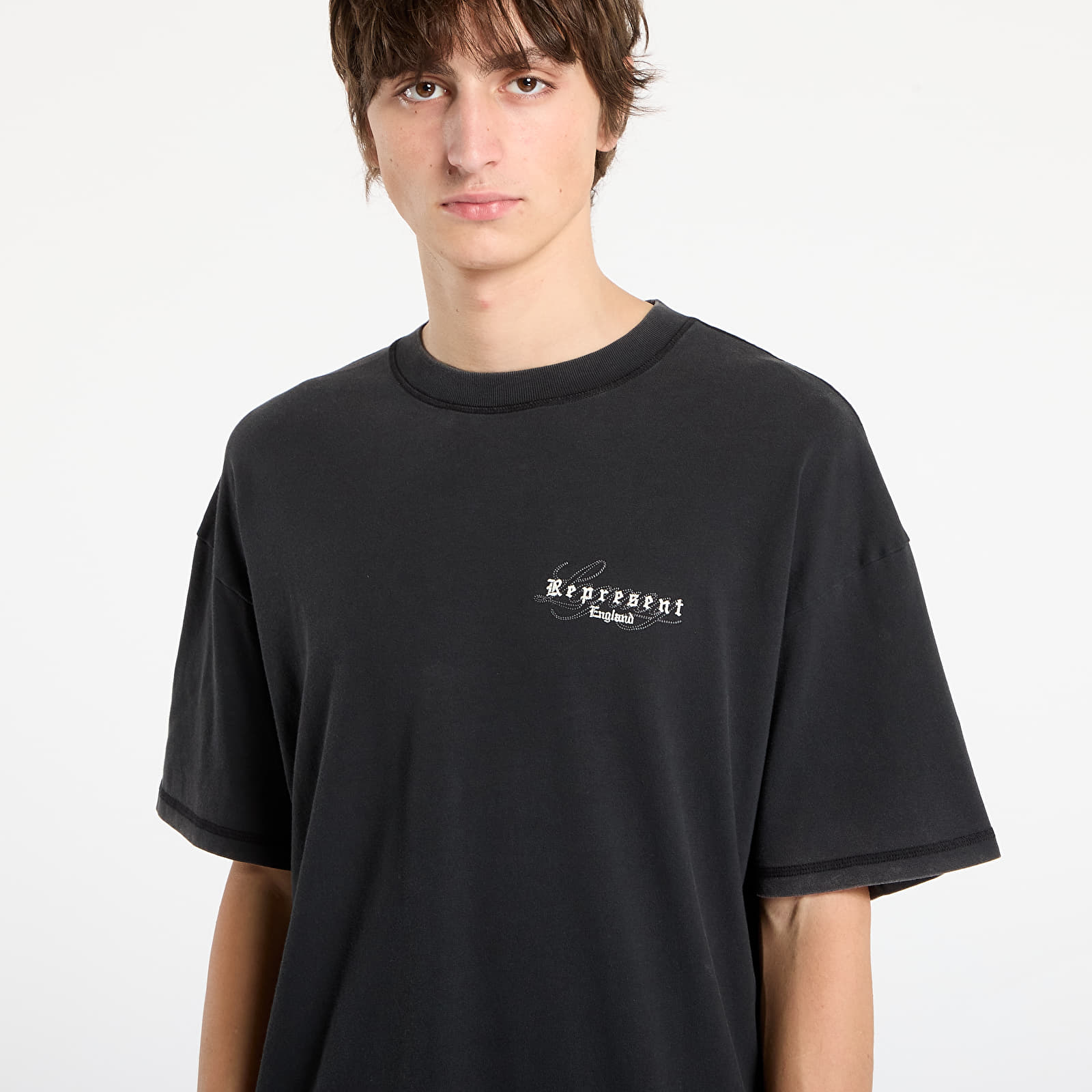 Тениски REPRESENT England Legacy T-Shirt Vintage Black