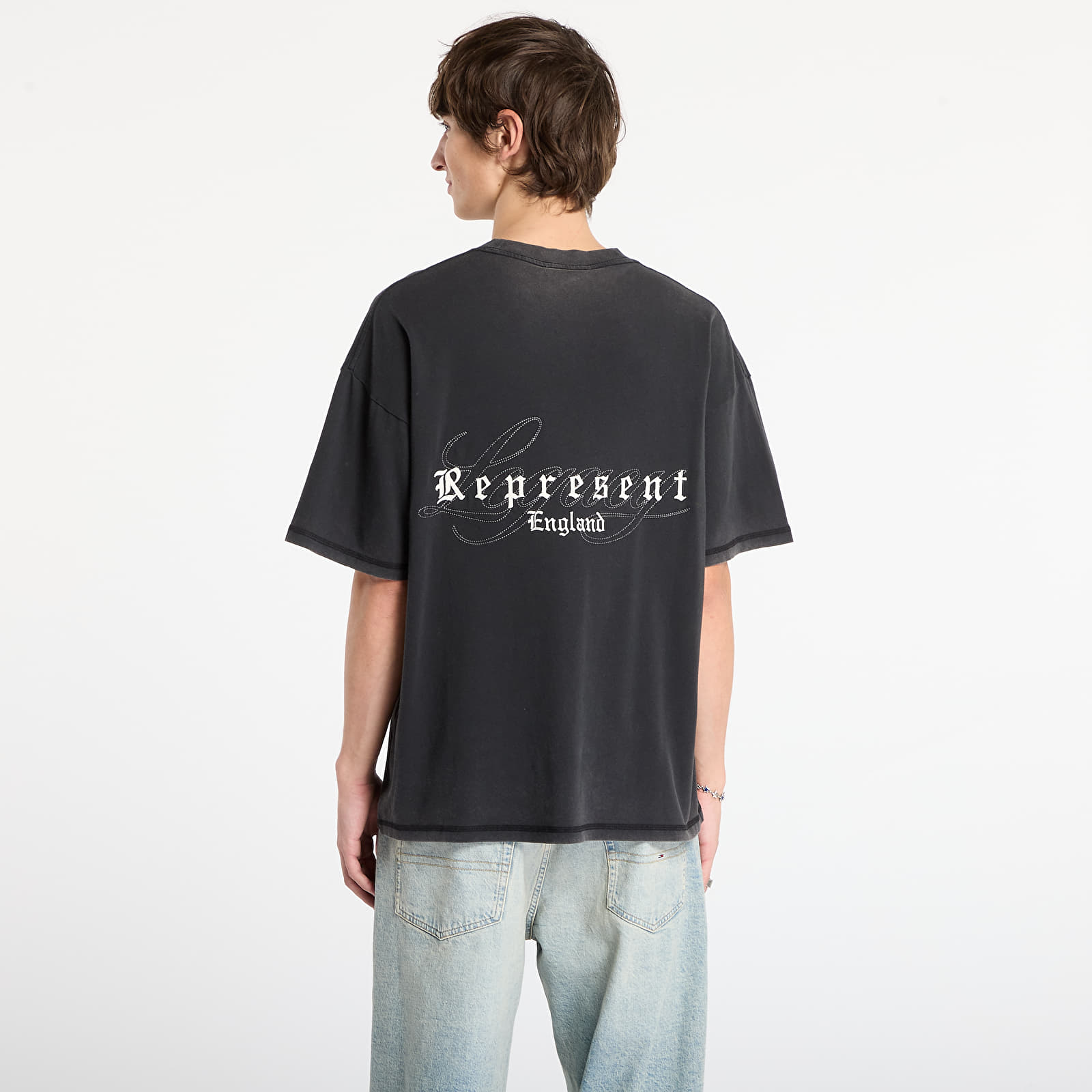 Тениски REPRESENT England Legacy T-Shirt Vintage Black