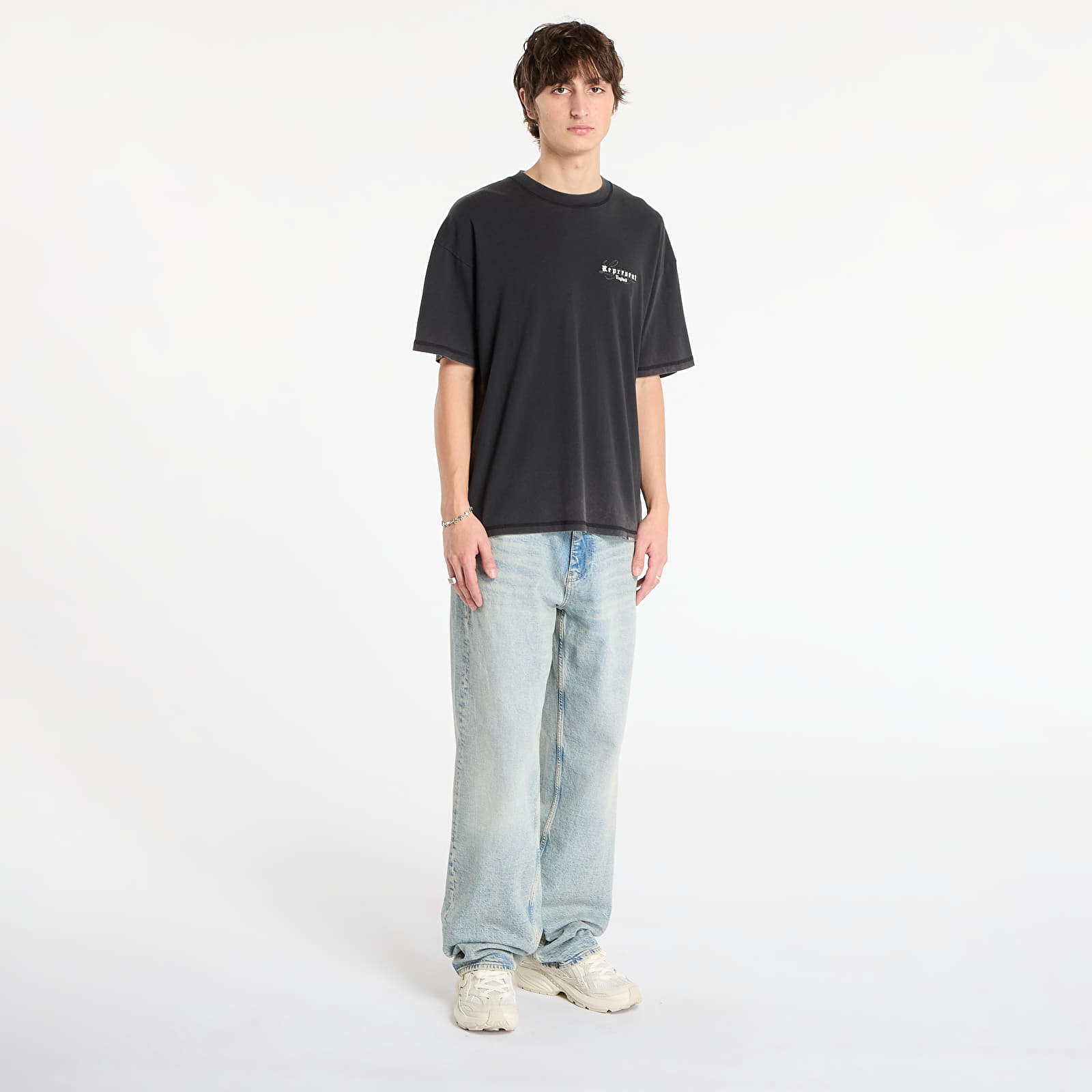 Тениски REPRESENT England Legacy T-Shirt Vintage Black