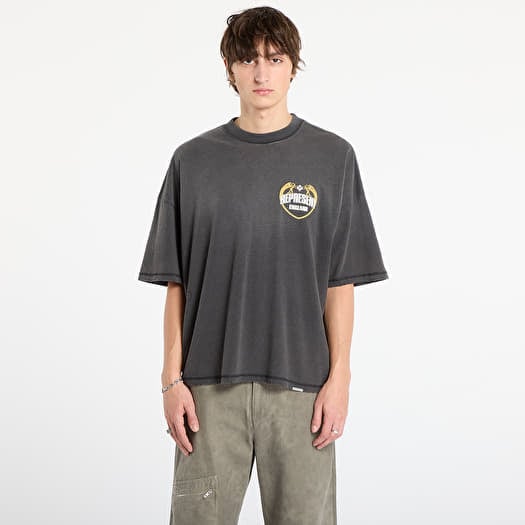 REPRESENT Angel Border T-Shirt Stained Black