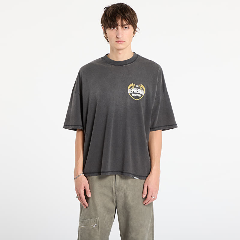 REPRESENT Angel Border T-Shirt Stained Black