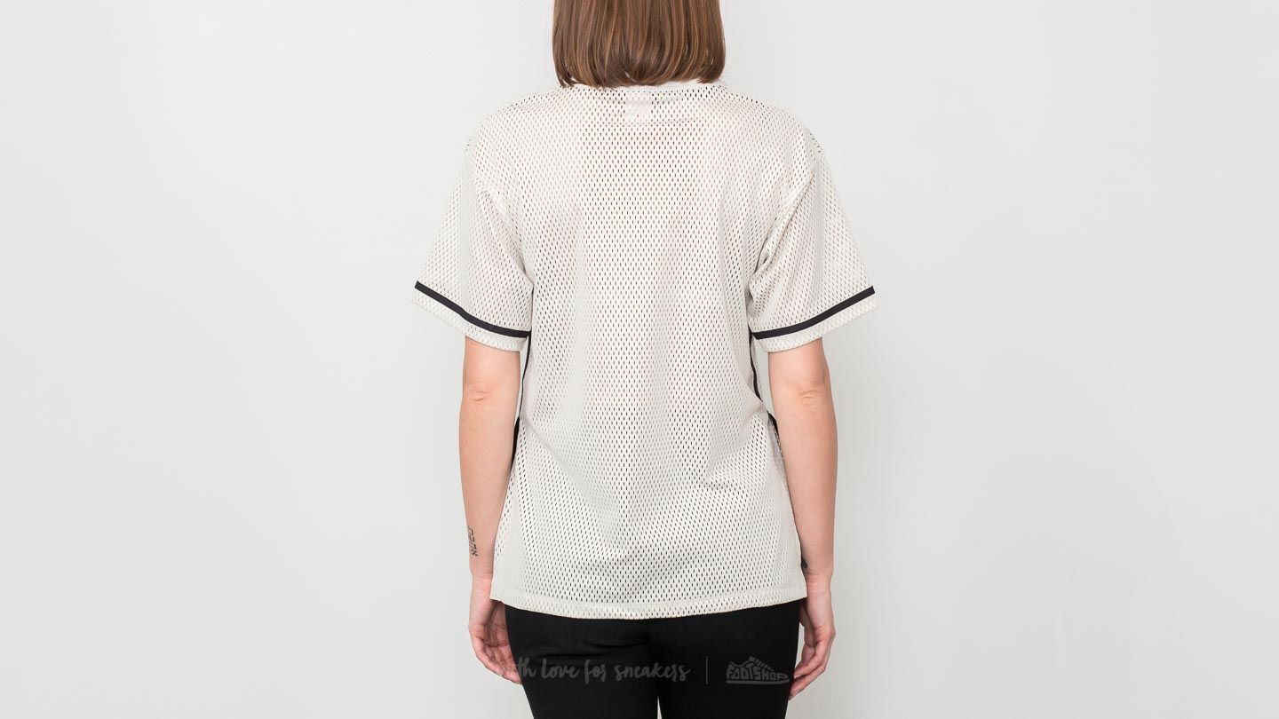 Marškinėliai Nike Sportswear Shortsleeve Mesh Top Light Bone/ Black