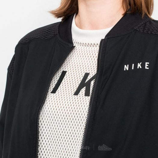 Jackets Nike Sportswear Mesh Bomber Jacket Black Light Bone