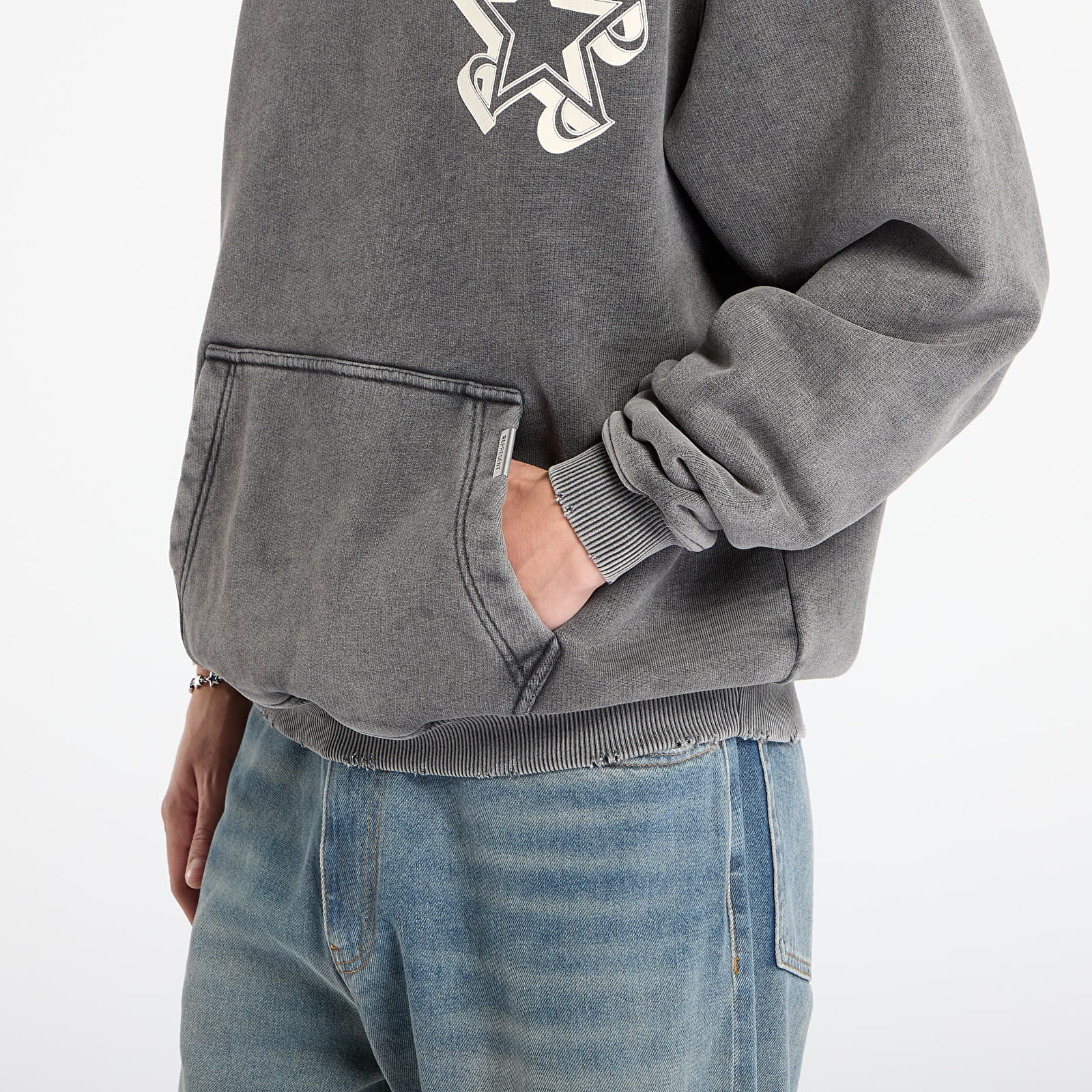 Суичърти REPRESENT Initial Star Hoodie Vintage Grey