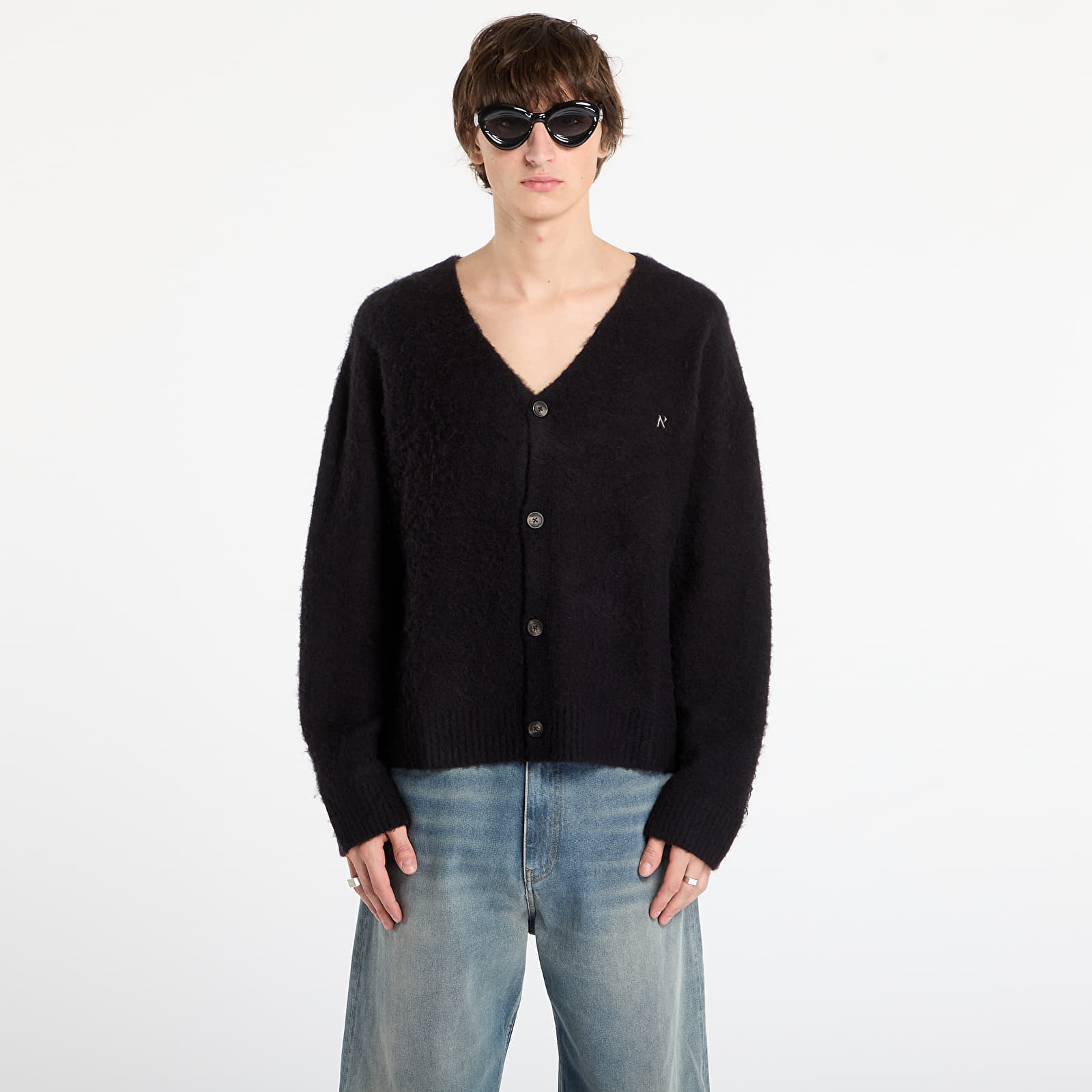 Пуловери REPRESENT Textured Knit Cardigan Jet Black