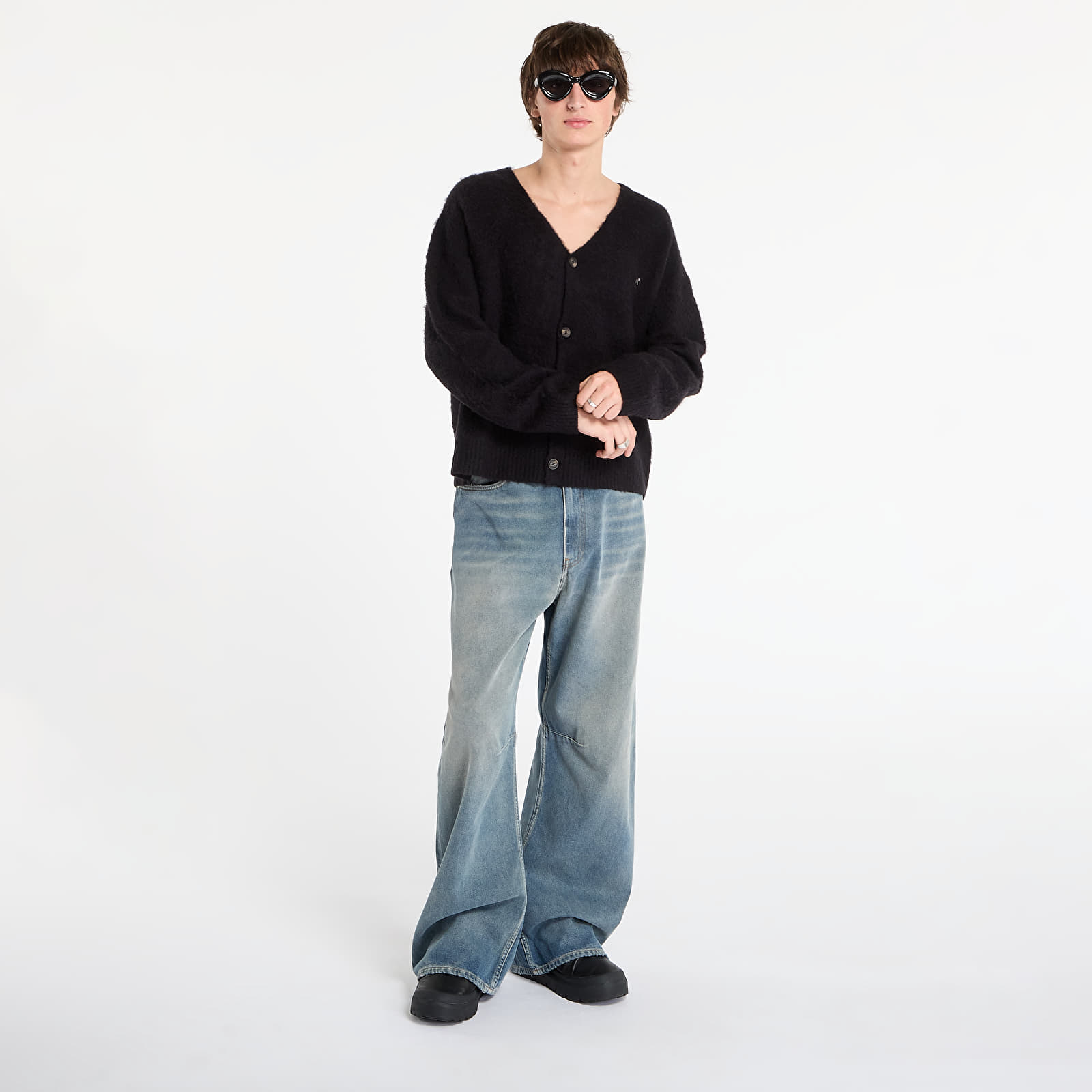 Пуловери REPRESENT Textured Knit Cardigan Jet Black