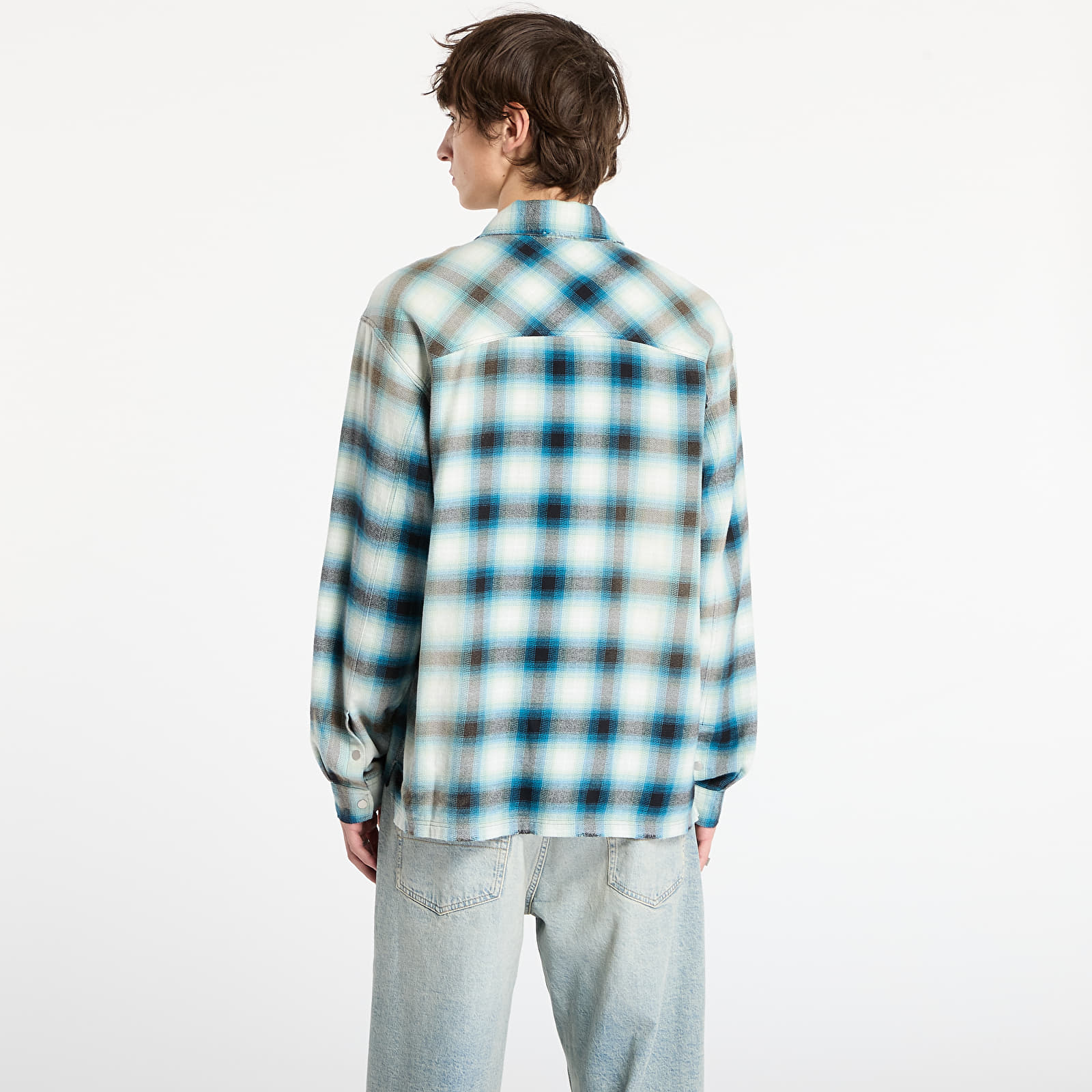 Camisas REPRESENT Sun Bleached Flannel Shirt Cloud