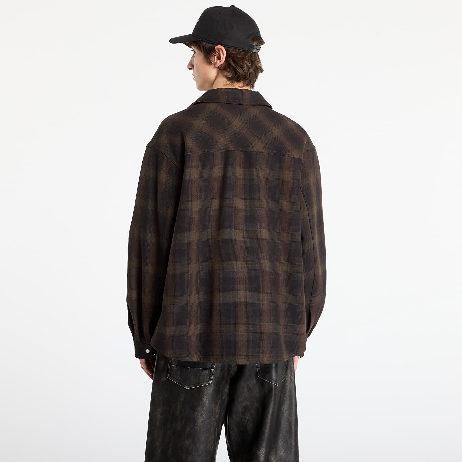 Overshirt REPRESENT Bonded Reversible Check Shirt Nero