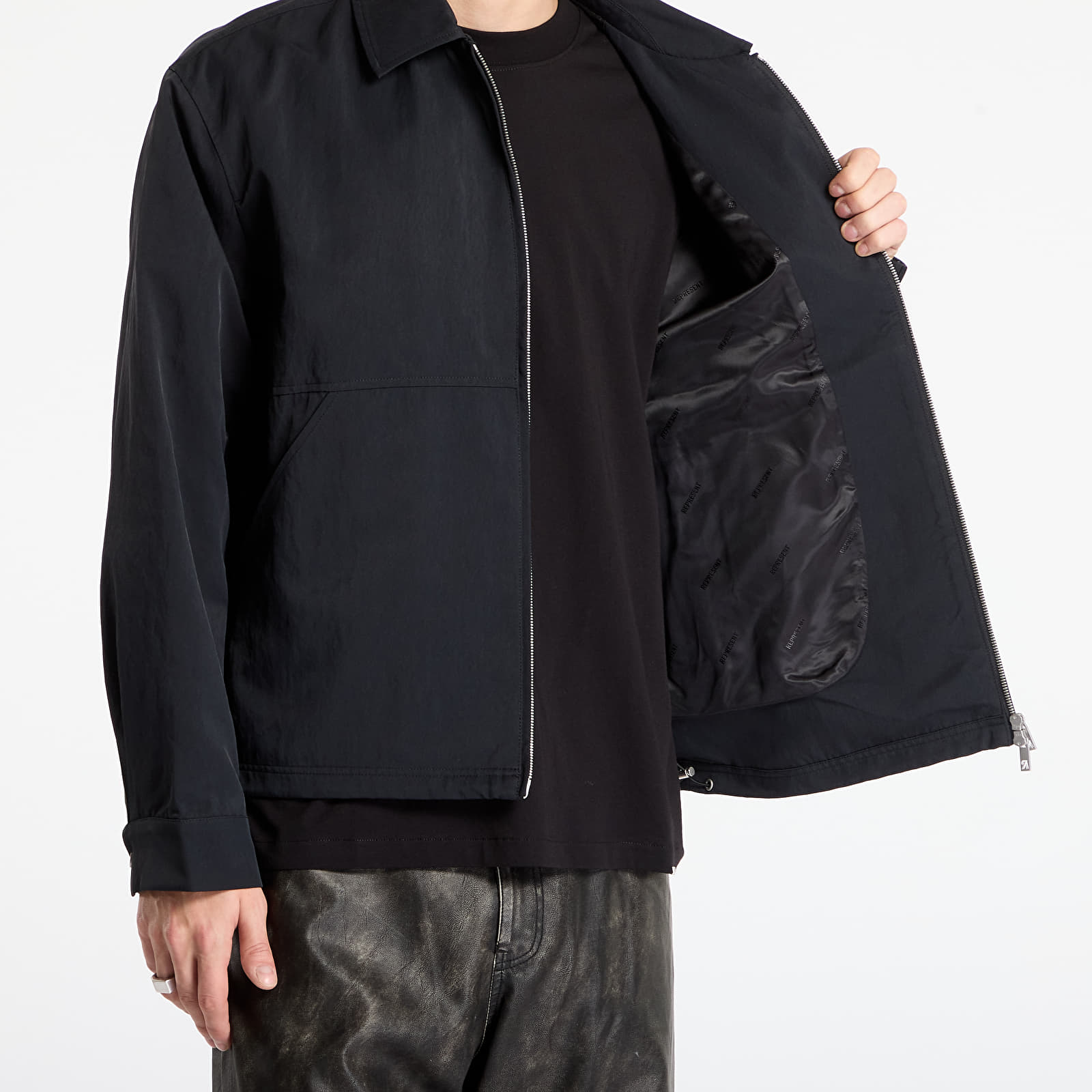 Якета REPRESENT Nylon Shirt Midnight