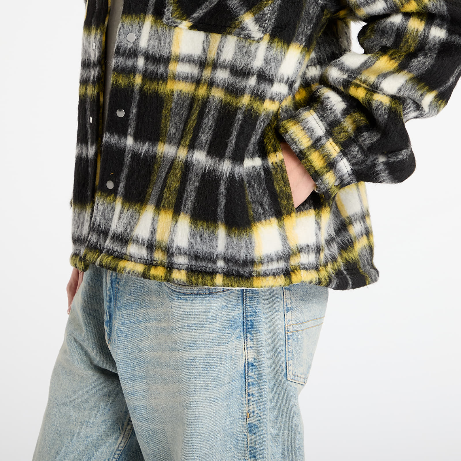 Overshirt REPRESENT Textured Overshirt Jet Black