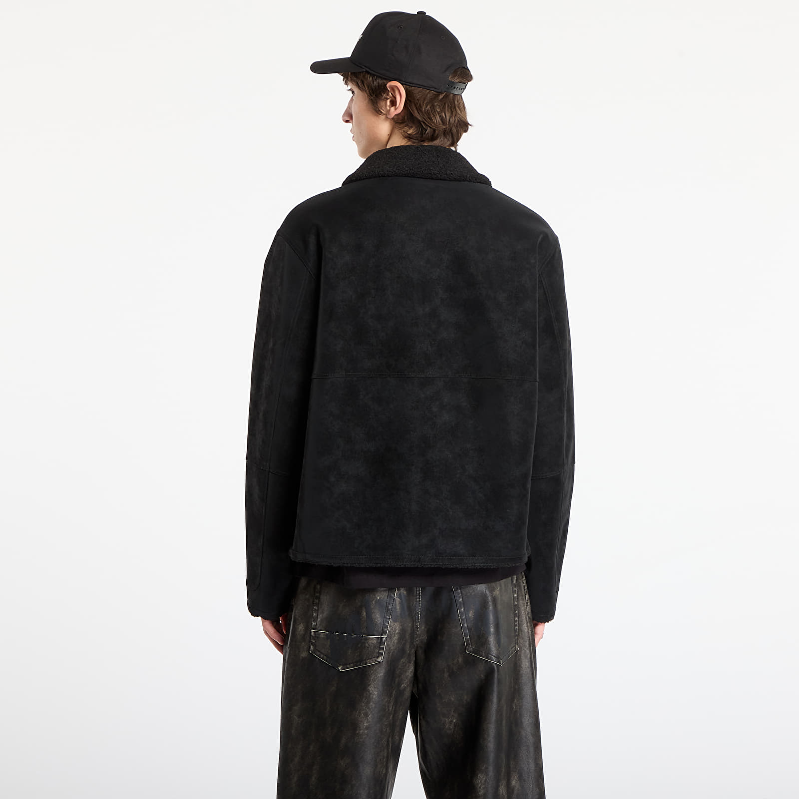 Kurtki REPRESENT Shearling Jacket Jet Black