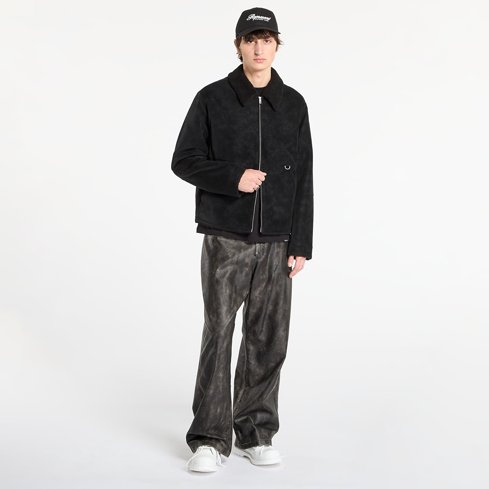 Kurtki REPRESENT Shearling Jacket Jet Black