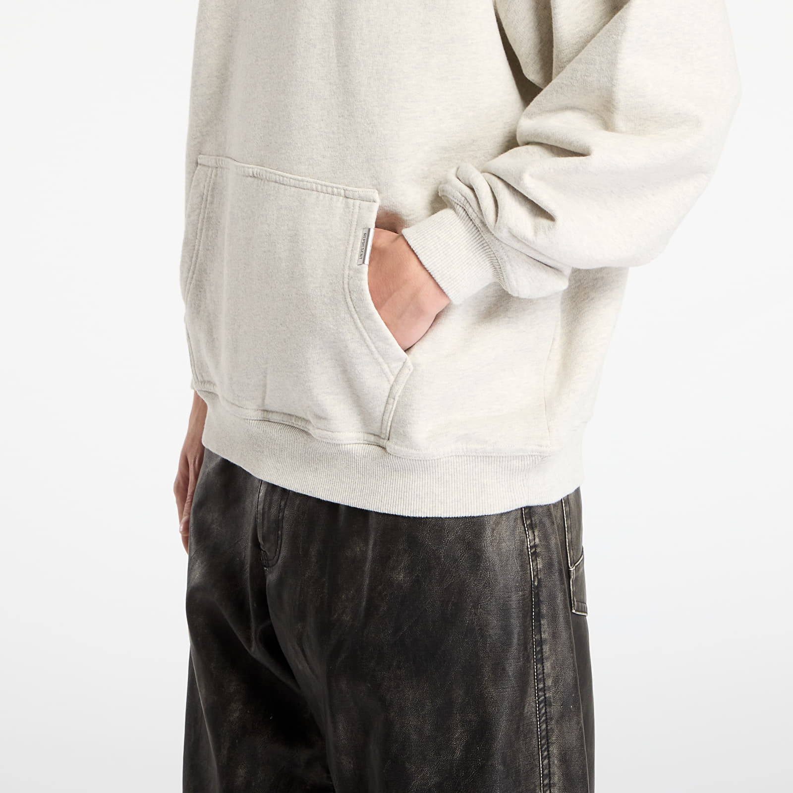 Hoodies e sweatshirts REPRESENT Represent Owners Club Script Hoodie Cream Marl