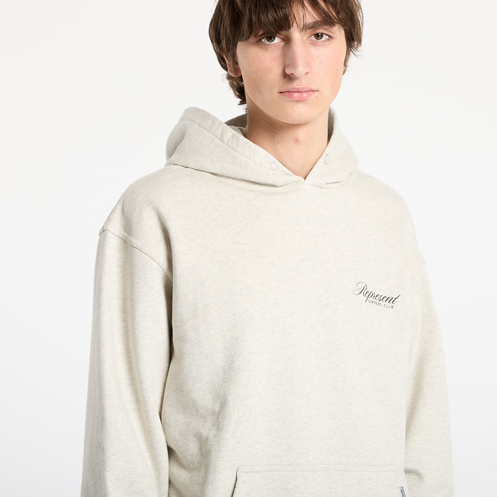 Hoodies e sweatshirts REPRESENT Represent Owners Club Script Hoodie Cream Marl