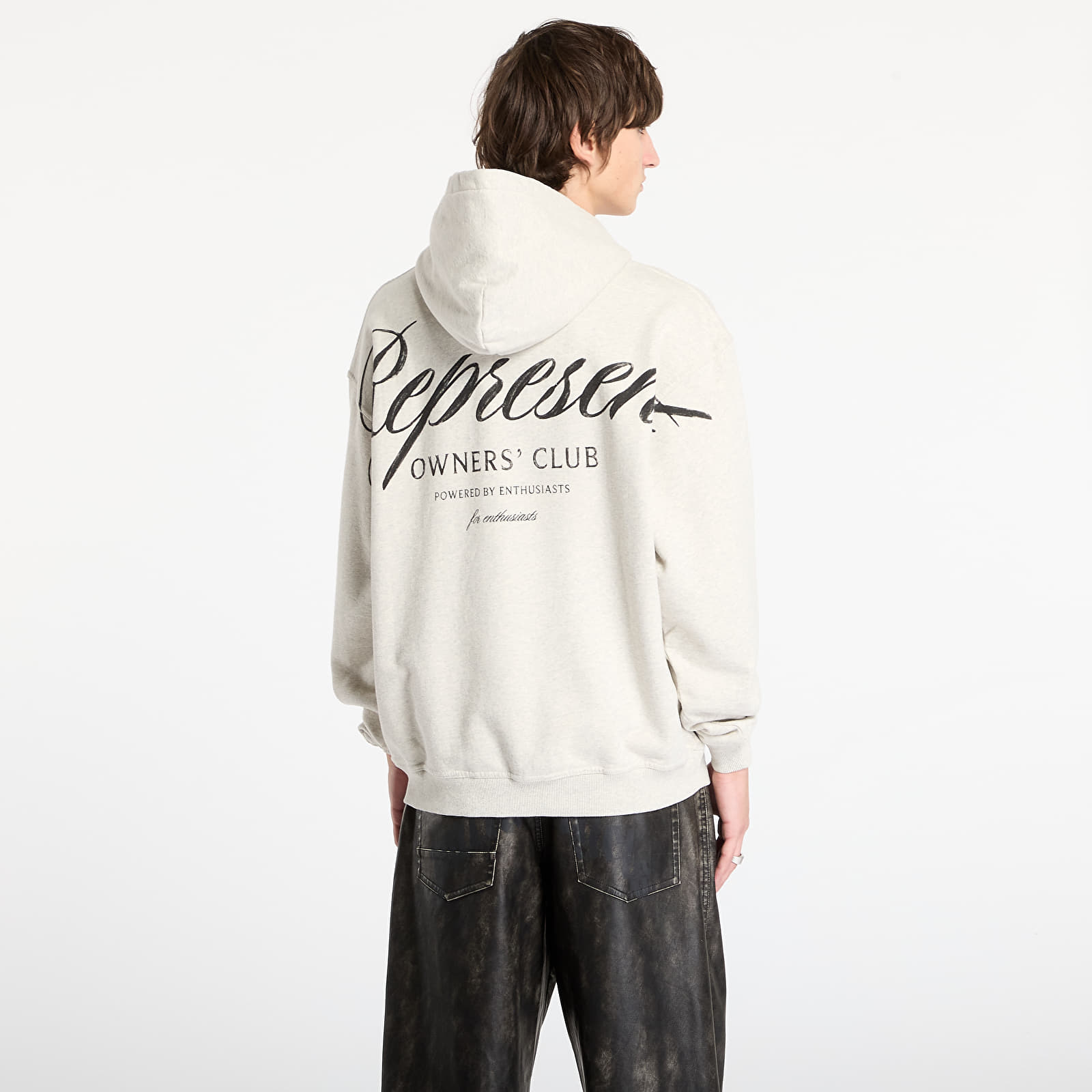 Hoodies e sweatshirts REPRESENT Represent Owners Club Script Hoodie Cream Marl