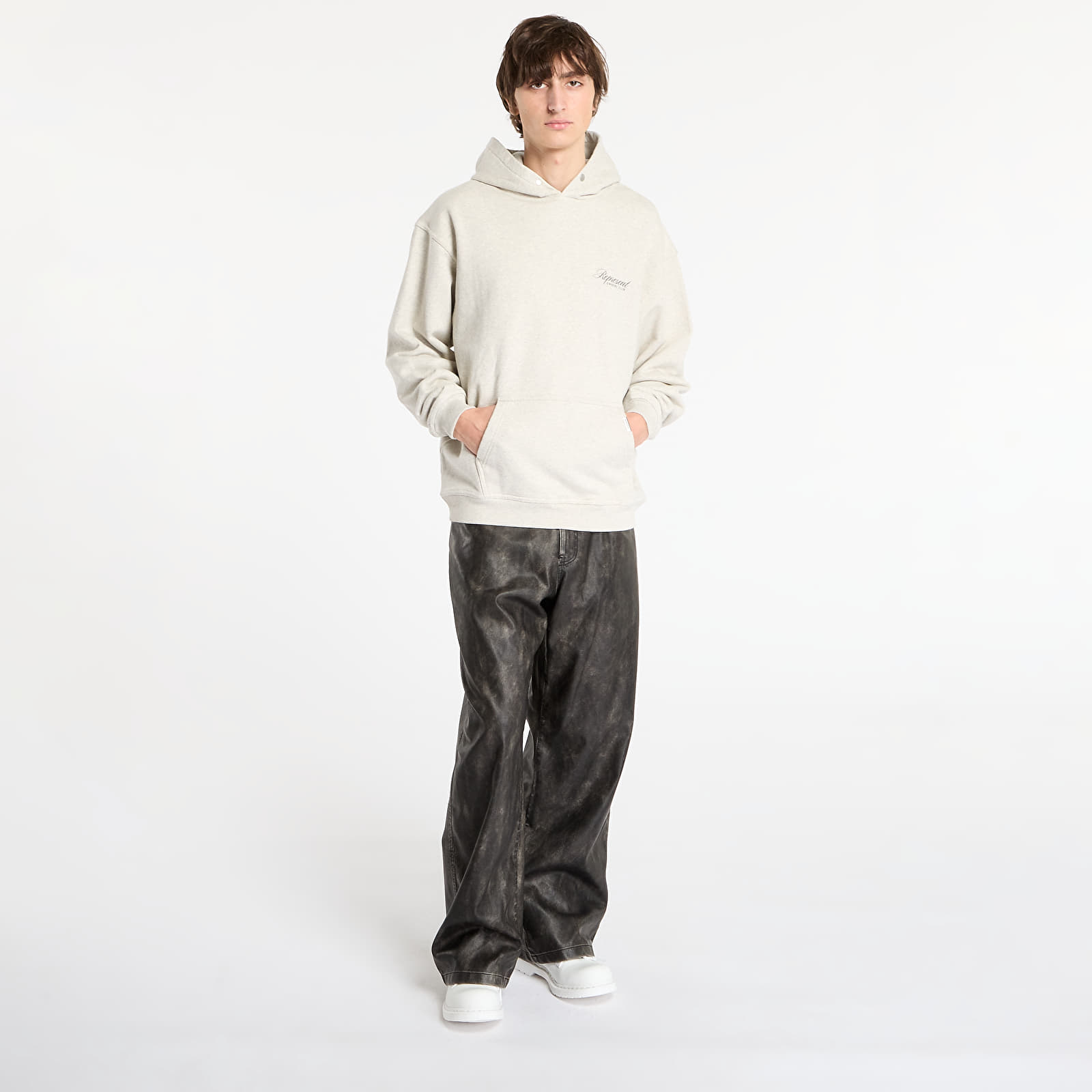 Hoodies e sweatshirts REPRESENT Represent Owners Club Script Hoodie Cream Marl