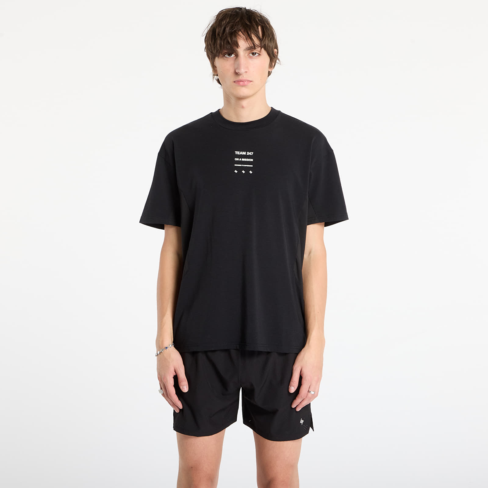 Tricou REPRESENT 247 Uprising Oversized T-Shirt Black S