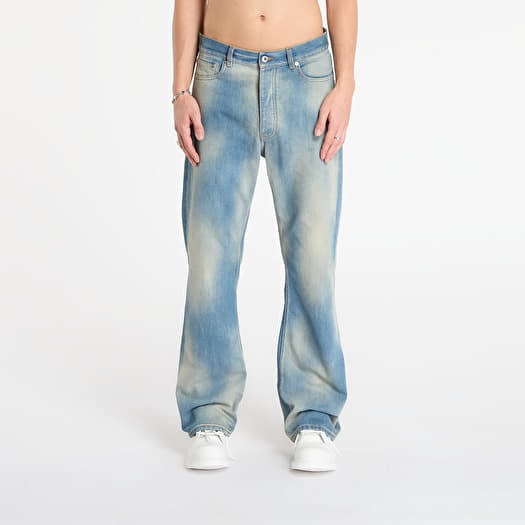 Off-White Diag Raw Patch 90S Skate Jean Dirty Blue