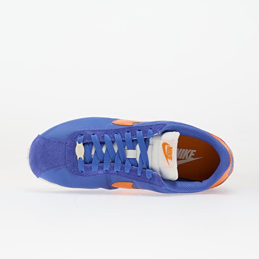 nike cortez orange and blue
