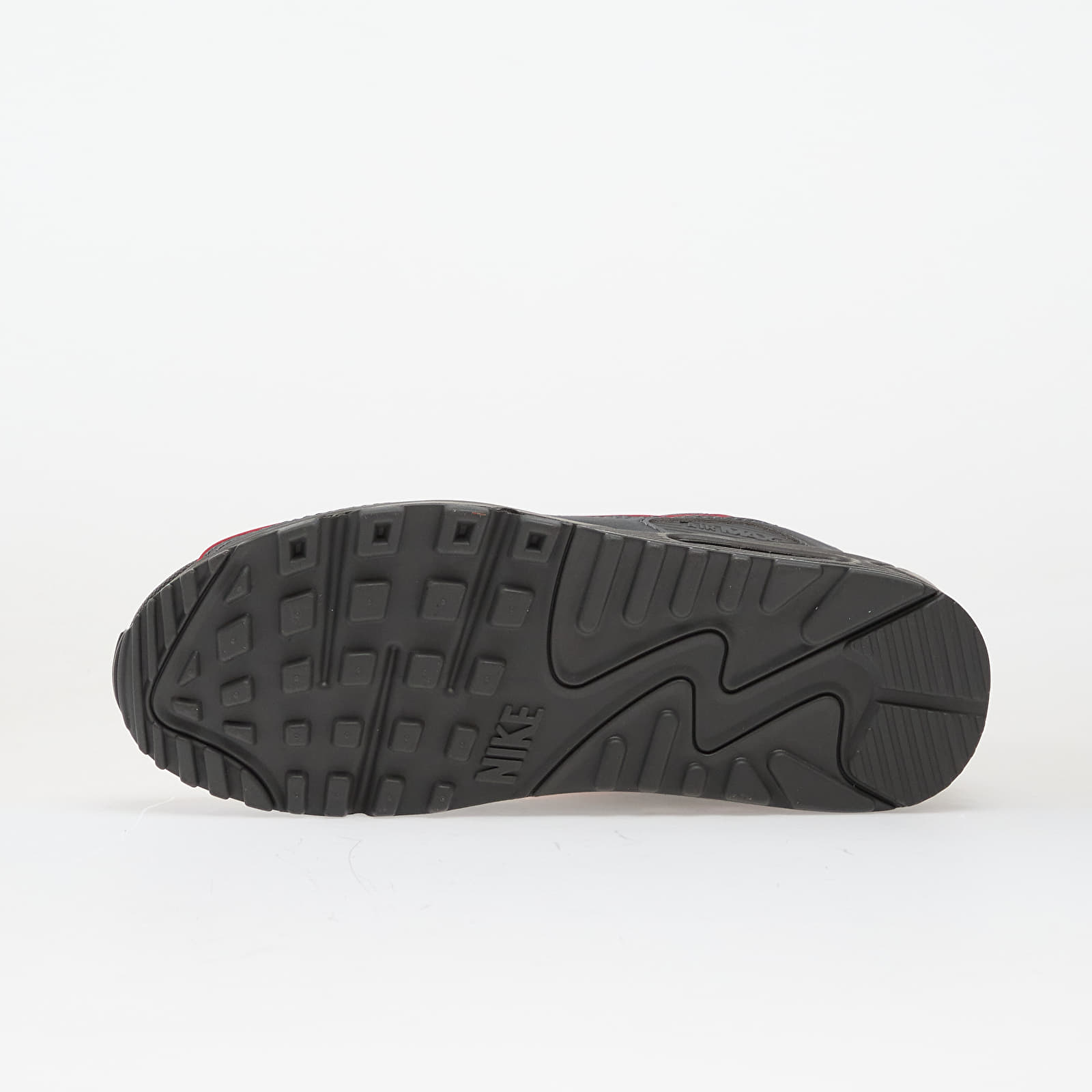 Sko til mænd Nike Air Max 90 Premium Iron Grey/ University Red-Black