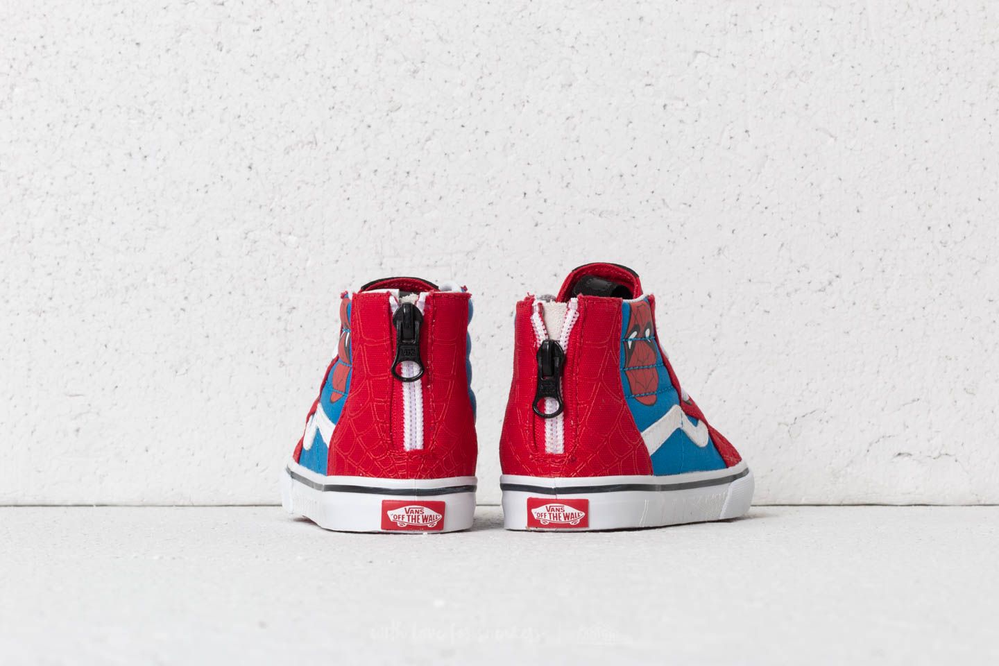 Spiderman vans size 8 on sale