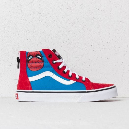 Spiderman vans sk8 hi hotsell