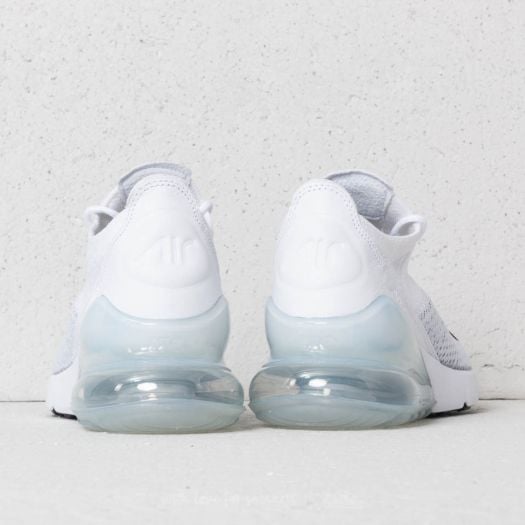 Air max 270 flyknit new arrivals white/pure platinum women's shoe