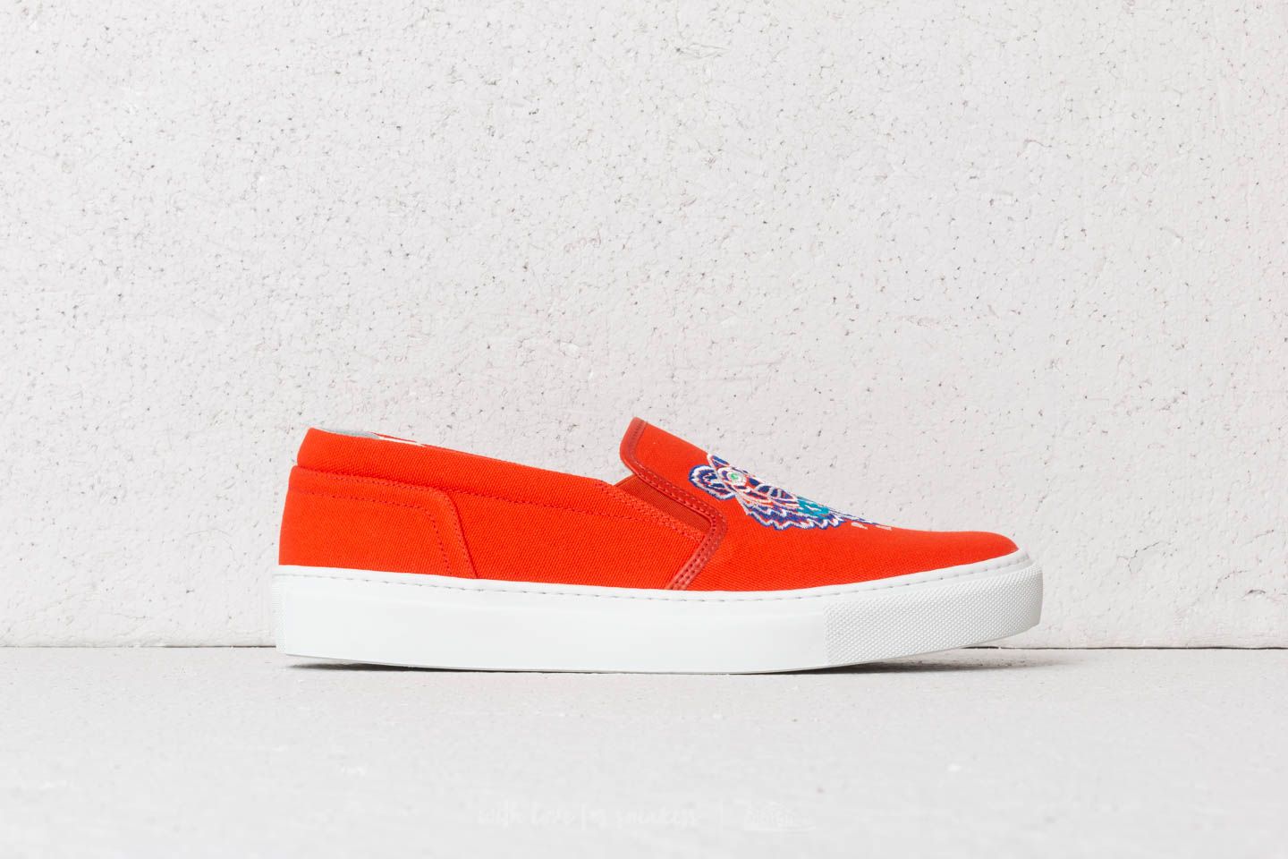 Damesschoenen Kenzo K-Skate Tiger Sneakers Orange