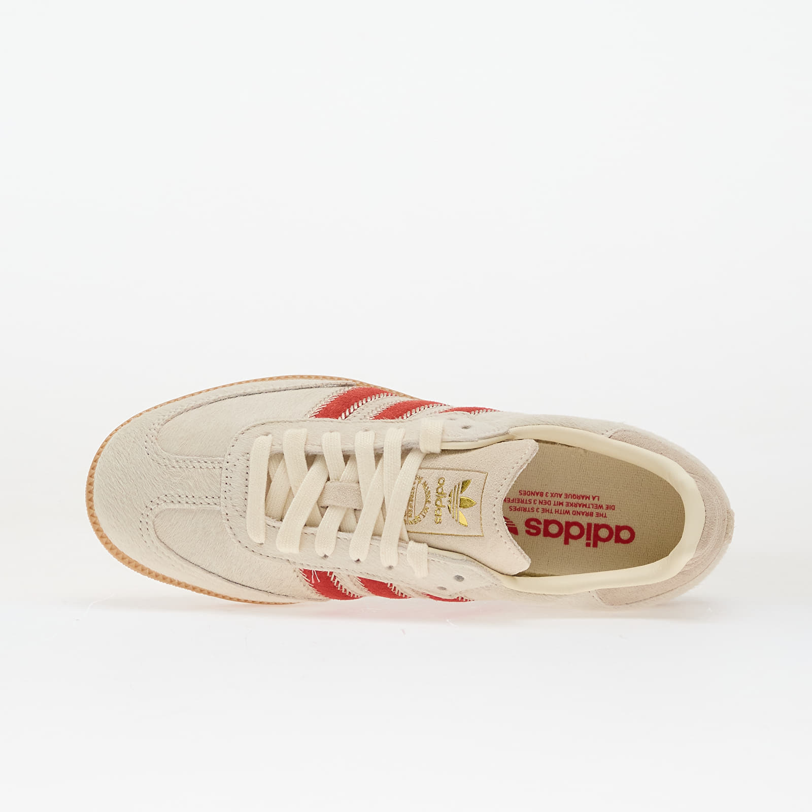 Buty damskie adidas Samba Og W Wonder Beige/ Crew White/ Better Scarlet